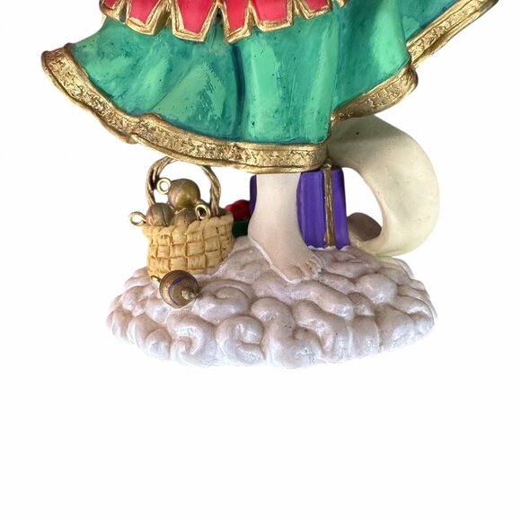 Vintage Angels Beside Me 2002 Rebecca Yuletide Joy Guardian Angel Figurine - Picture 9 of 14